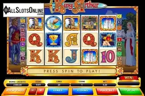 Screen5. King Arthur (Microgaming) from Microgaming