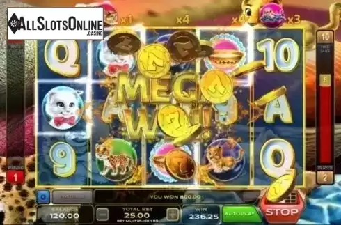 Mega Win. Kitty's Luck from Xplosive Slots Group