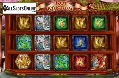 Reel screen. Koi Kingdom from BF games
