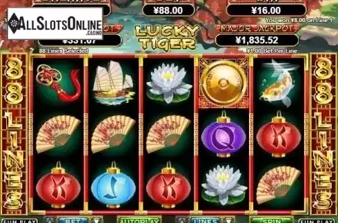 Win Screen 1. Lucky Tiger (Rocksalt Interactive) from Rocksalt Interactive