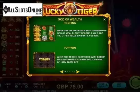 Features. Lucky Tiger (Rocksalt Interactive) from Rocksalt Interactive