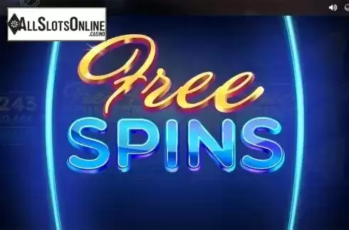 Free spins intro screen. Laser Fruit from Red Tiger