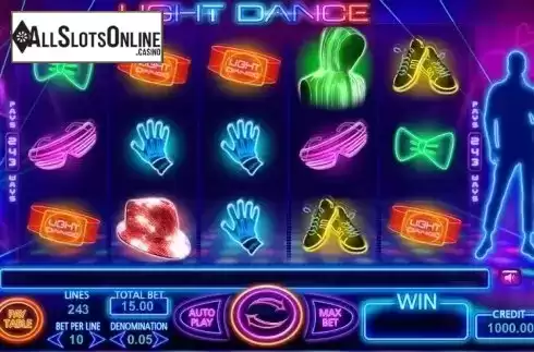 Game Workflow screen. Light Dance from Felix Gaming