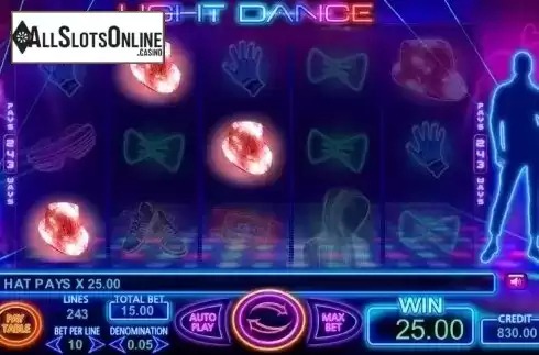 Win Screen 2. Light Dance from Felix Gaming