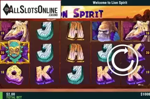 Reel Screen. Lion Spirit from Slot Factory