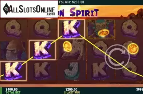 Win Screen 3. Lion Spirit from Slot Factory