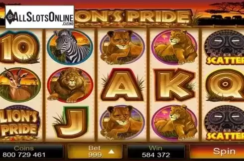Screen2. Lion's Pride (Microgaming) from Microgaming