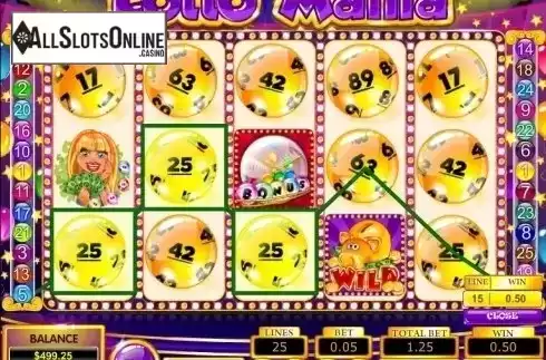 Win Screen . Lotto Mania from Pragmatic Play