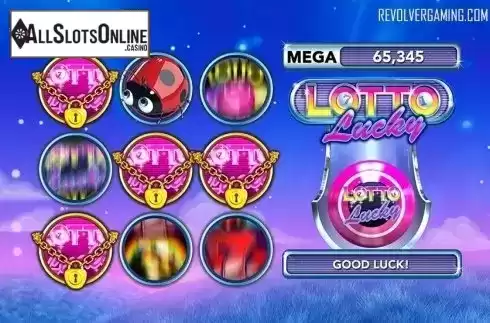 Respin screen. Lotto Lucky from Revolver Gaming