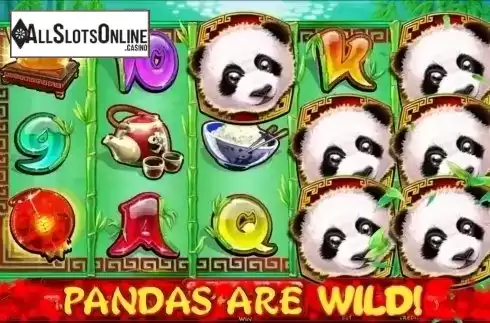 Wild symbol screen. Lotus Panda from Incredible Technologies