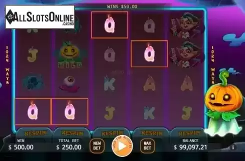 Win screen 2. Pumpkin Win from KA Gaming