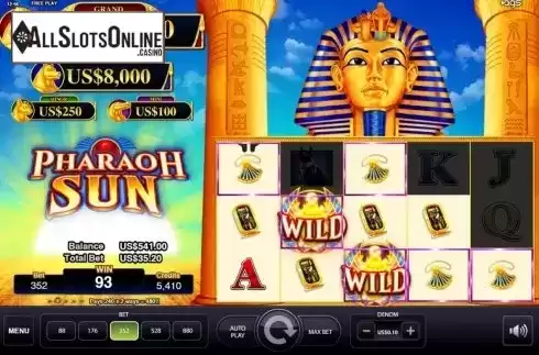 Win Screen 2. Pharaoh Sun from AGS