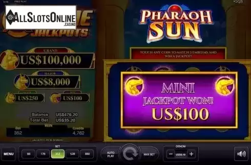 Jackpot 2. Pharaoh Sun from AGS