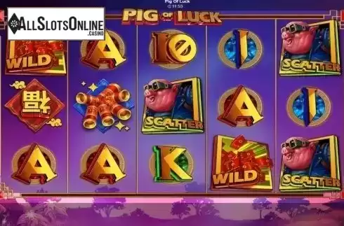 Reel Screen. Pig of Luck from Betixon