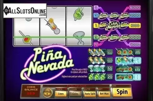 Screen5. Pina Nevada from Genii