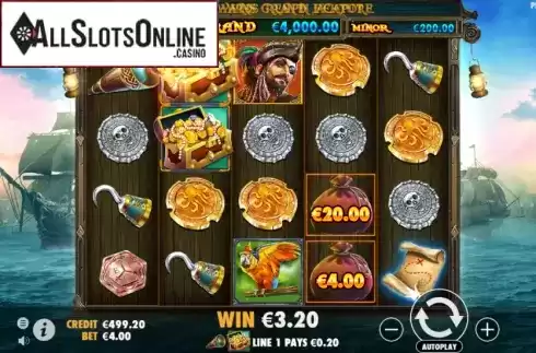 Win Screen. Pirate Gold from Pragmatic Play