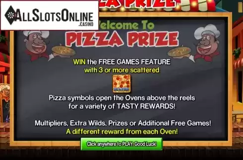 Game features. Pizza Prize from NextGen