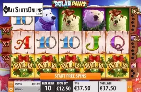 Free Spins 2. Polar Paws from Quickspin