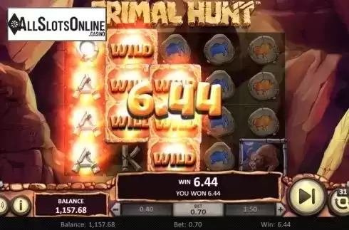 Win Screen 2. Primal Hunt from Betsoft
