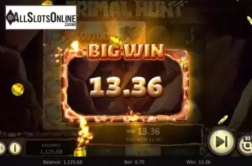 Big Win. Primal Hunt from Betsoft