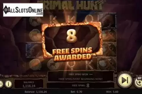Free Spins 1. Primal Hunt from Betsoft