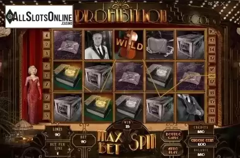 Wild Win screen. Prohibition from Evoplay Entertainment