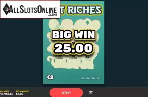 Win screen 3. Rat Riches from Hacksaw Gaming