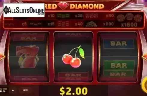 Win Screen 2. Red Diamond from Red Tiger