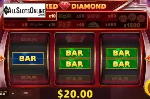 Win Screen 3. Red Diamond from Red Tiger