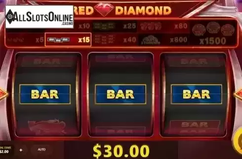 Win Screen 4. Red Diamond from Red Tiger