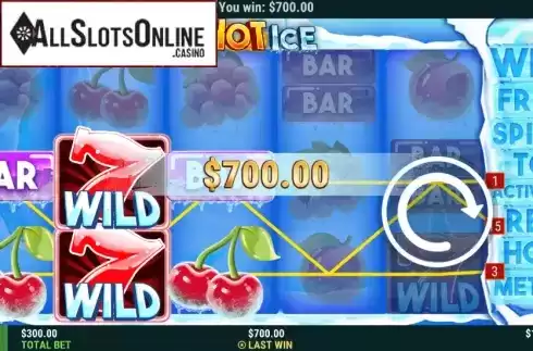 Win Screen 3. Red Hot Ice from Slot Factory