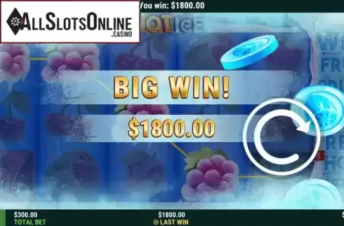 Win Screen 4. Red Hot Ice from Slot Factory