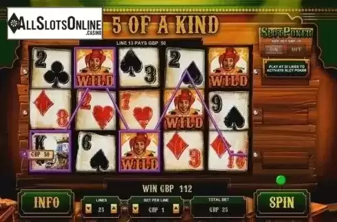 Win Screen. Reely Poker from Leander Games