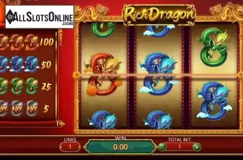 Start screen 2. Rich Dragon from Dragoon Soft