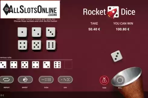 Gamble Game. Rocket Dice from BGAMING