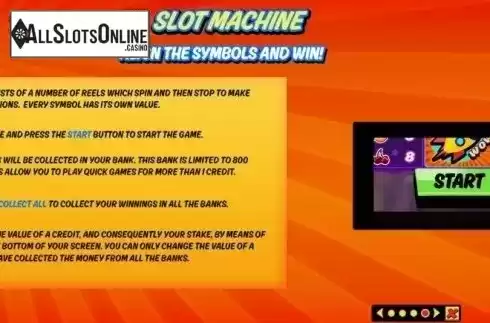 Slot Machine. Rocket Reel from GAMING1