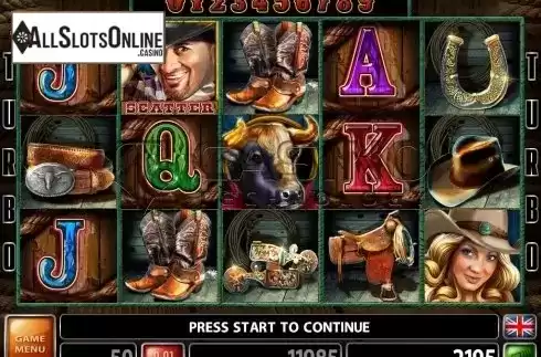 Screen2. Rodeo Power from Casino Technology