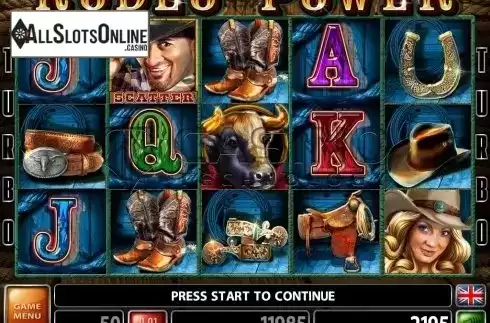 Screen3. Rodeo Power from Casino Technology