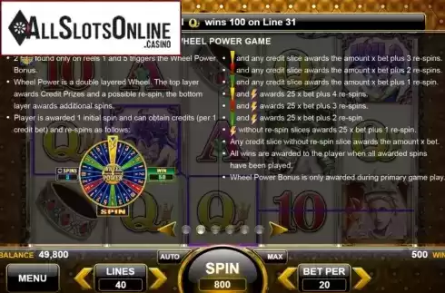 Features 2. Royal Queen from Spin Games