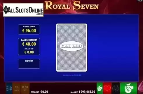 Gamble. Royal Seven from Gamomat