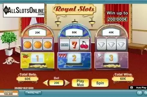 Screen 1. Royal Slots from NeoGames