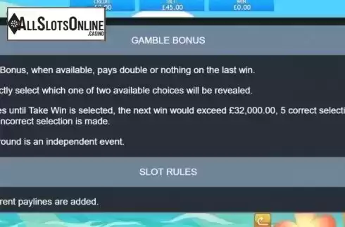 Gamble Bonus. Sunny Money from Eyecon