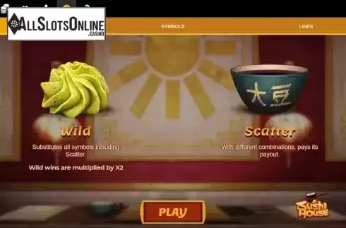 Features. Sushi House from Spinmatic