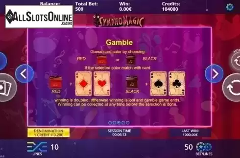 Gamble. Symphomagic from DLV