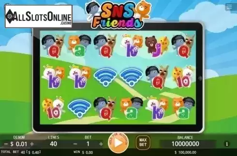 Reel Screen. SNS Friends from KA Gaming