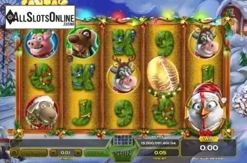 Reel Screen. Santa's Farm from GameArt
