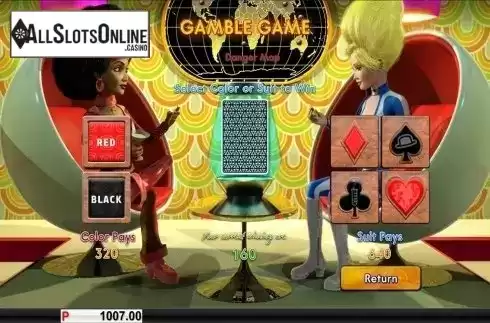 Gamble screen. Sassy Spies from Genii