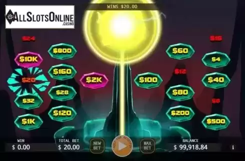 Win screen. Shock Tower from KA Gaming