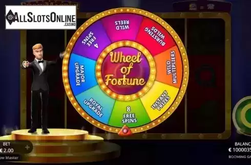Bonus Wheel. Show Master from Booming Games