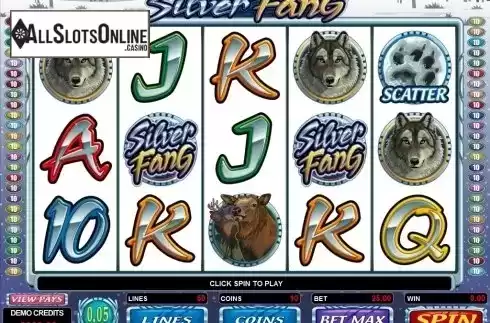 Screen5. Silver Fang from Microgaming